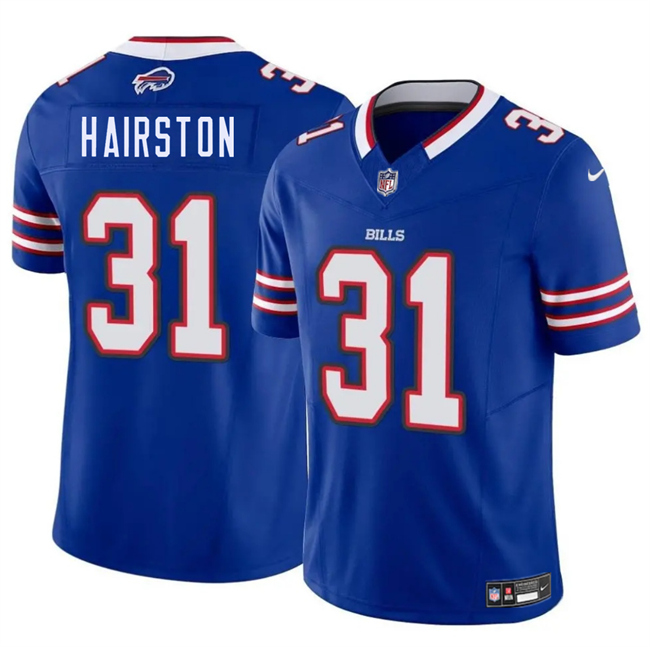 Men's Blue Buffalo Bills #31 Maxwell Hairston 2025 Draft F.U.S.E. Vapor Untouchable Limited Stitched Football Jersey